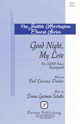 Good Night, My Love SSAA choral sheet music cover